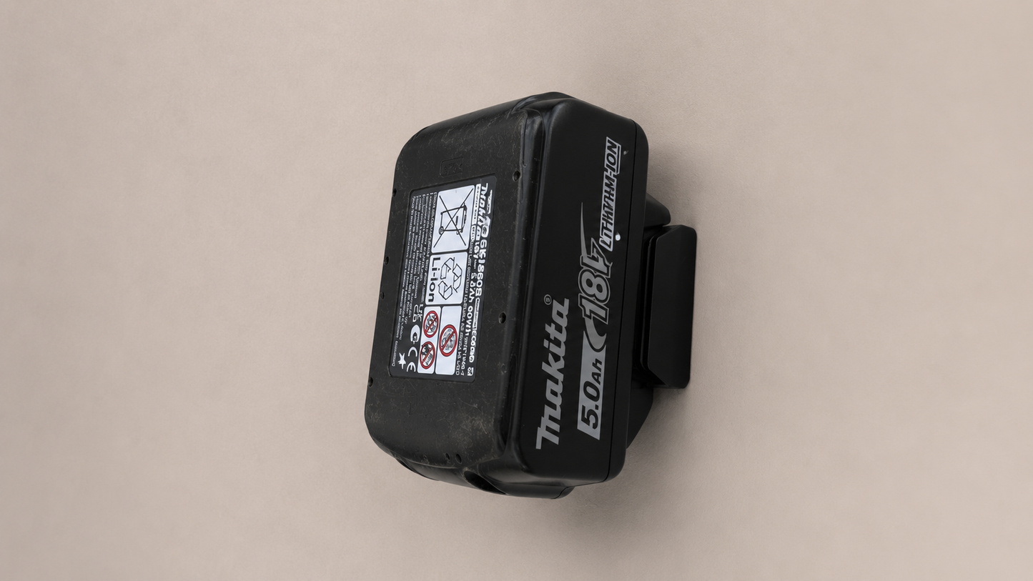 Makita 18V Battery Wall Mount
