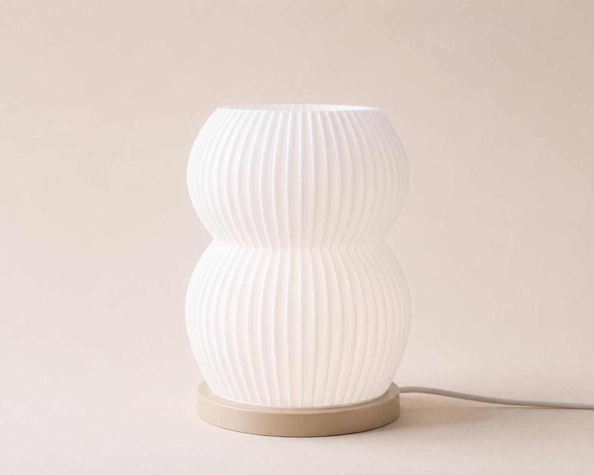 Ripple Hourglass Lamp