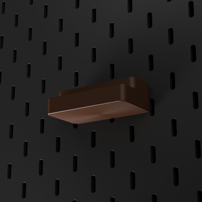 SKÅDIS SD & microSD Holder – Dark Brown – low-angle view