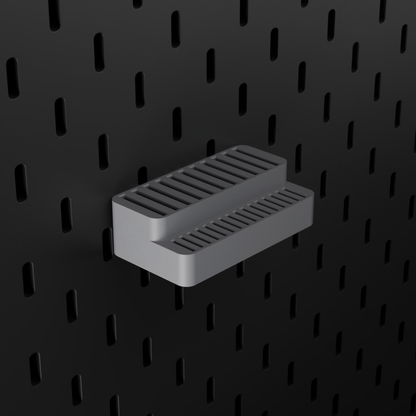 SKÅDIS SD & microSD Holder – Grey – angled left view