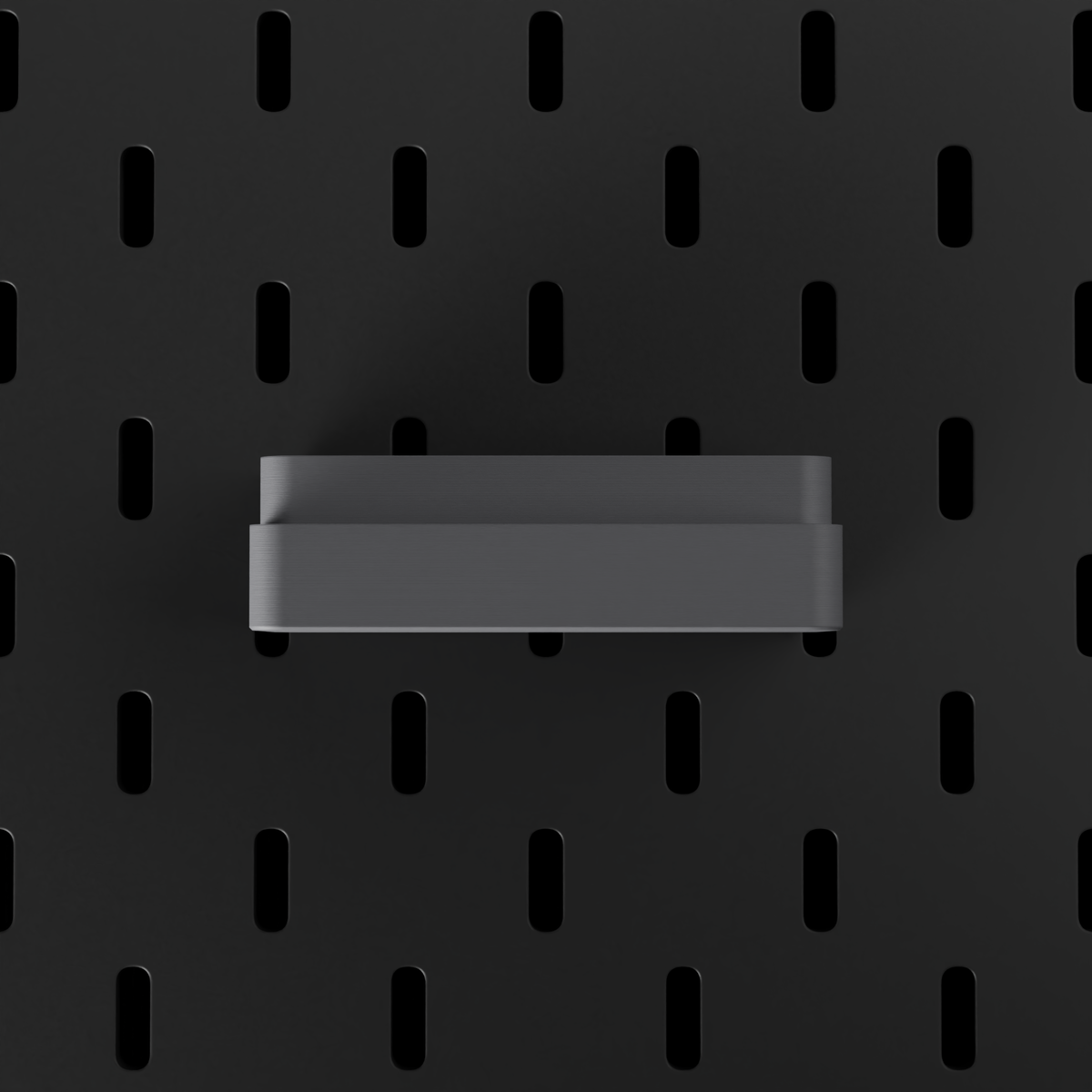 SKÅDIS SD & microSD Holder – Grey – front view