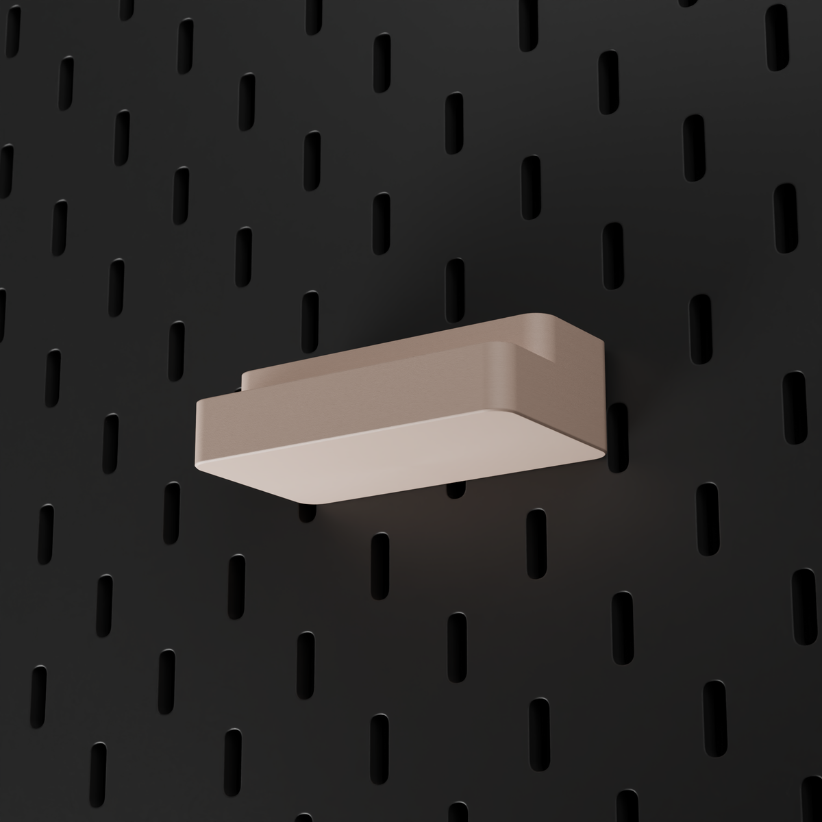 SKÅDIS SD & microSD Holder – Latte – low-angle view
