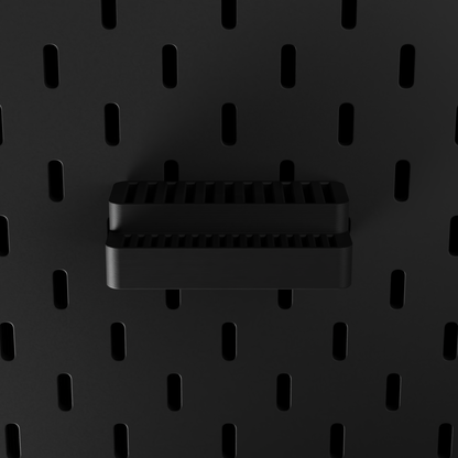 SKÅDIS SD & microSD Holder – Black – top-down front view