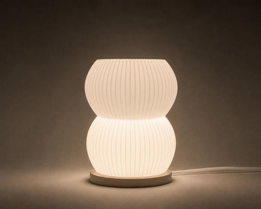 Ripple Hourglass Lamp