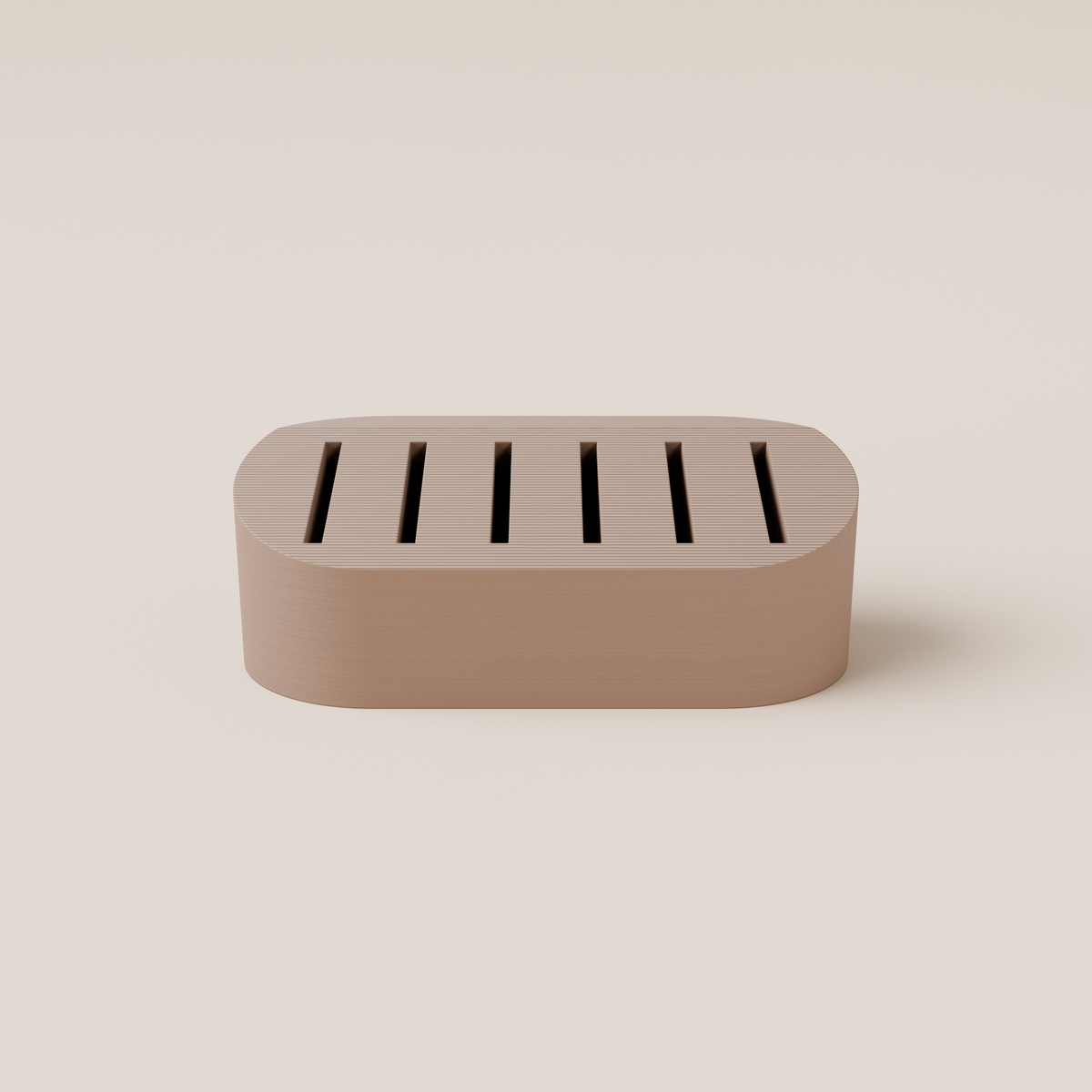 SD Card Holder – Brown – front view