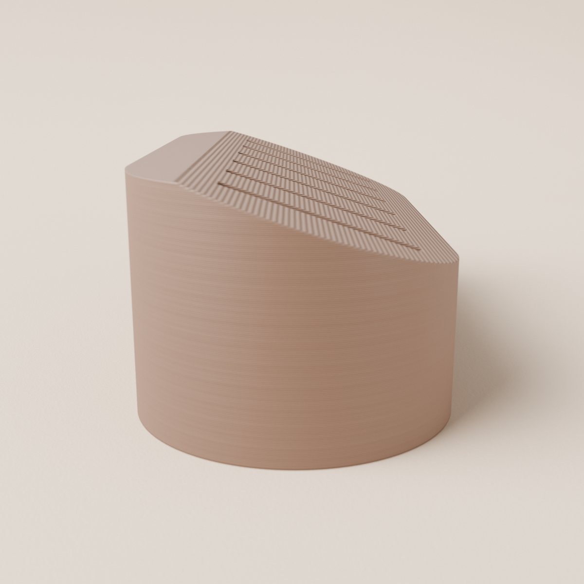 SD Card Holder – Brown – side view