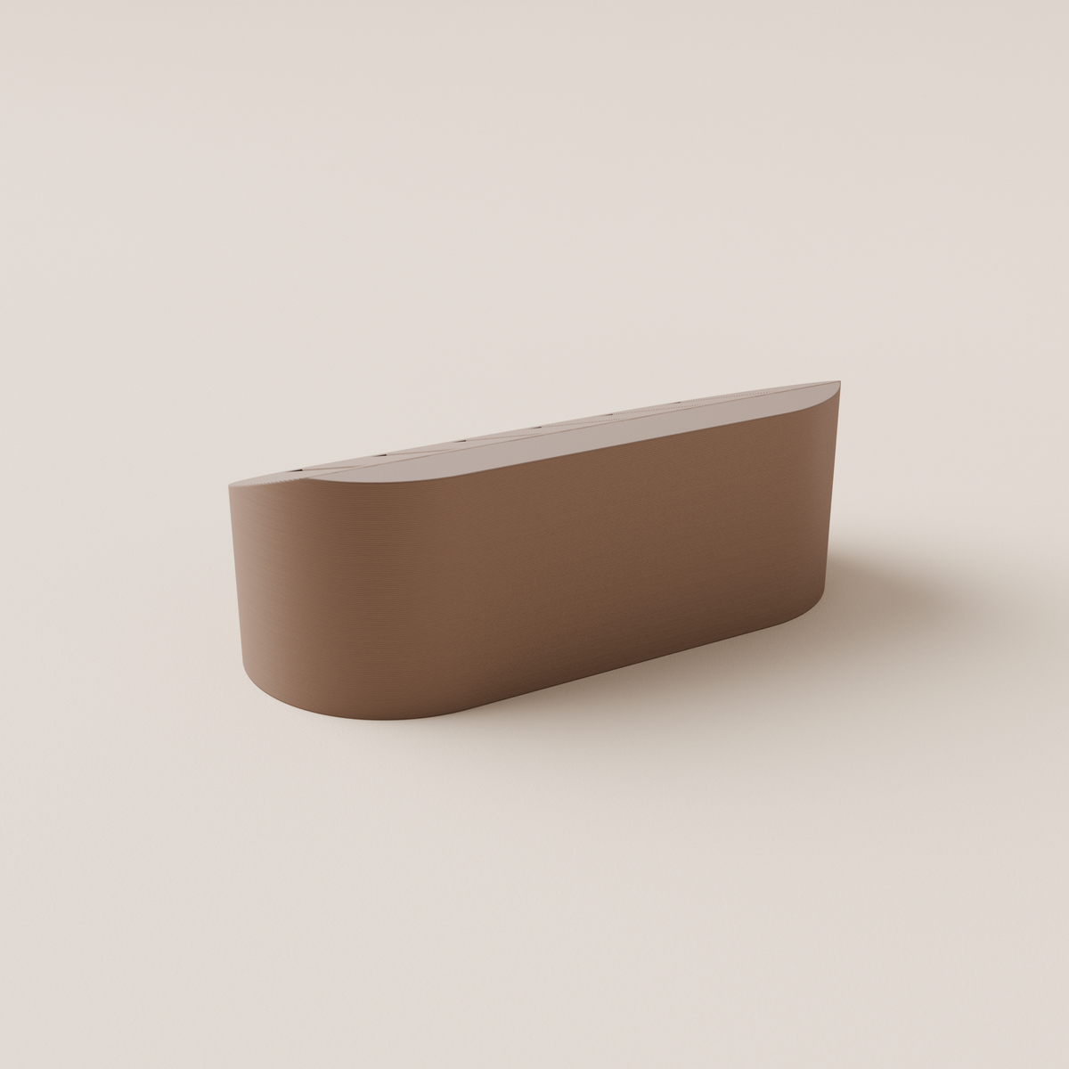 SD Card Holder – Brown – rear view