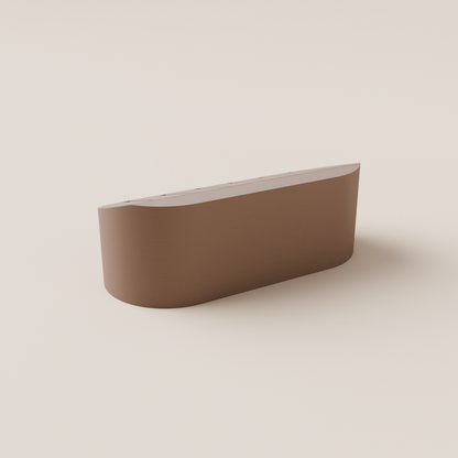SD Card Holder – Brown – rear view