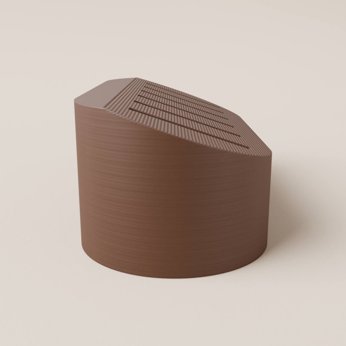 SD Card Holder – Dark Brown – side view