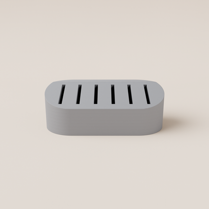 SD Card Holder – Grey – front view