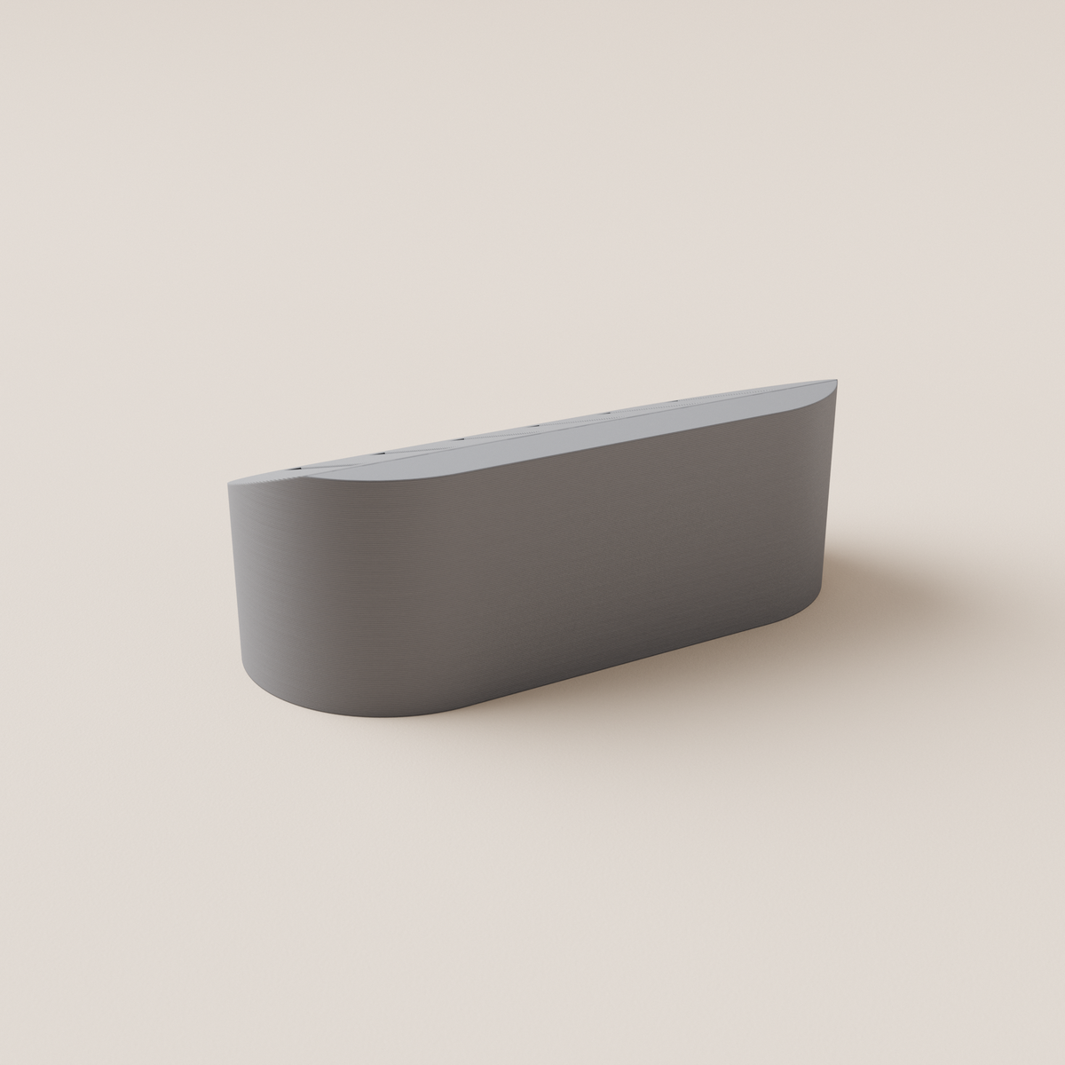 SD Card Holder – Grey – rear view