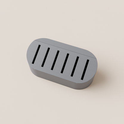 SD Card Holder – Grey – top view