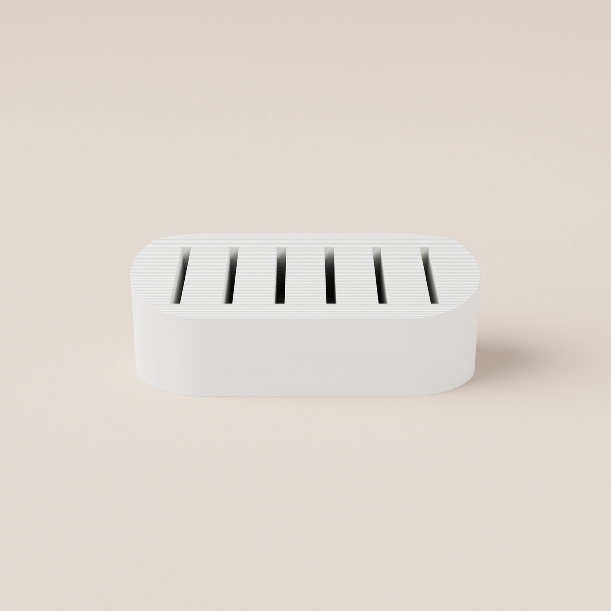 SD Card Holder – White – front view