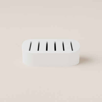 SD Card Holder – White – front view
