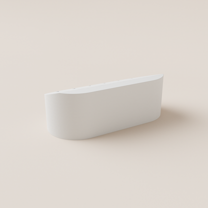 SD Card Holder – White – rear view