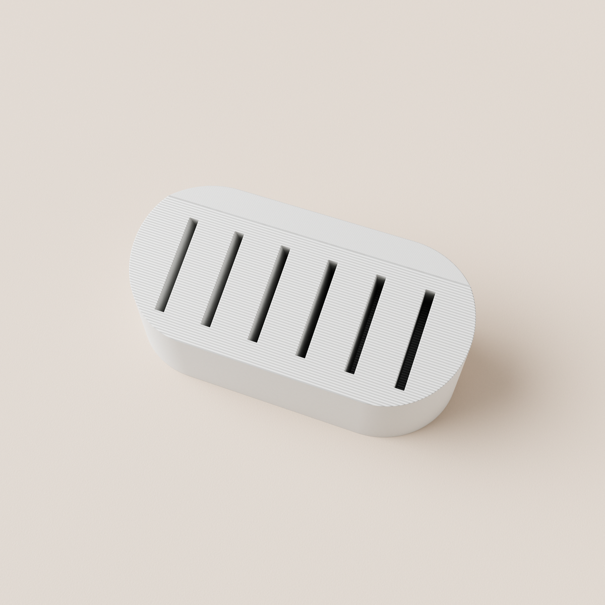 SD Card Holder – White – top view