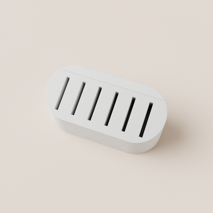 SD Card Holder – White – top view