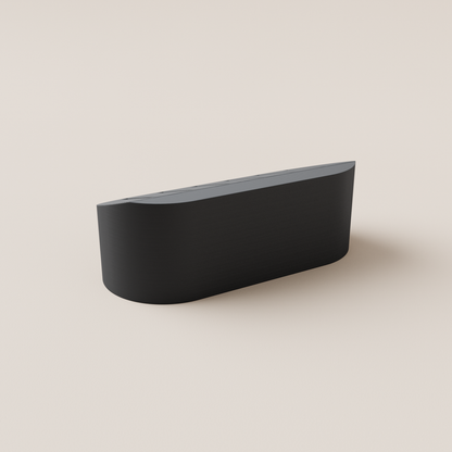 SD Card Holder – Black – rear view
