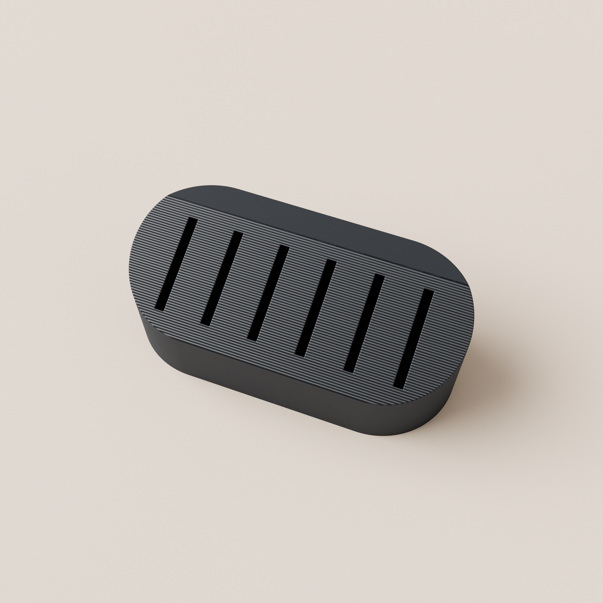 SD Card Holder – Black – top view