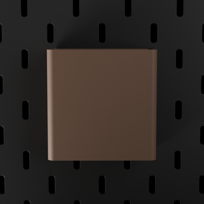 SKÅDIS Large Bin – Brown – front view