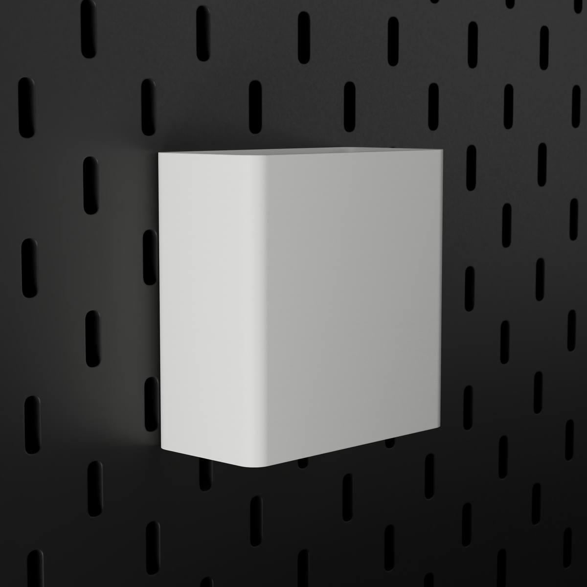 SKÅDIS Large Bin – White – angled left view