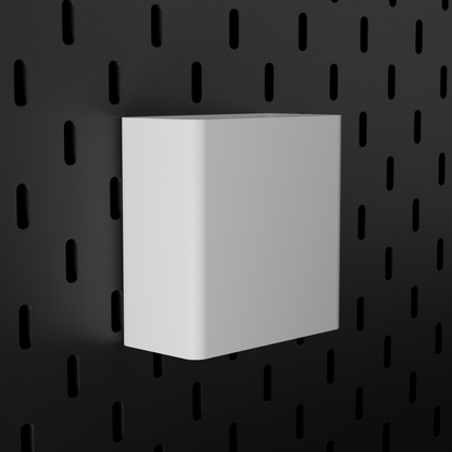 SKÅDIS Large Bin – White – angled left view
