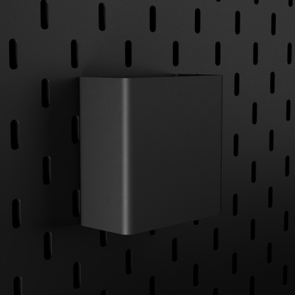 SKÅDIS Large Bin – Black – angled left view
