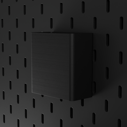 SKÅDIS Large Bin – Black – angled right view