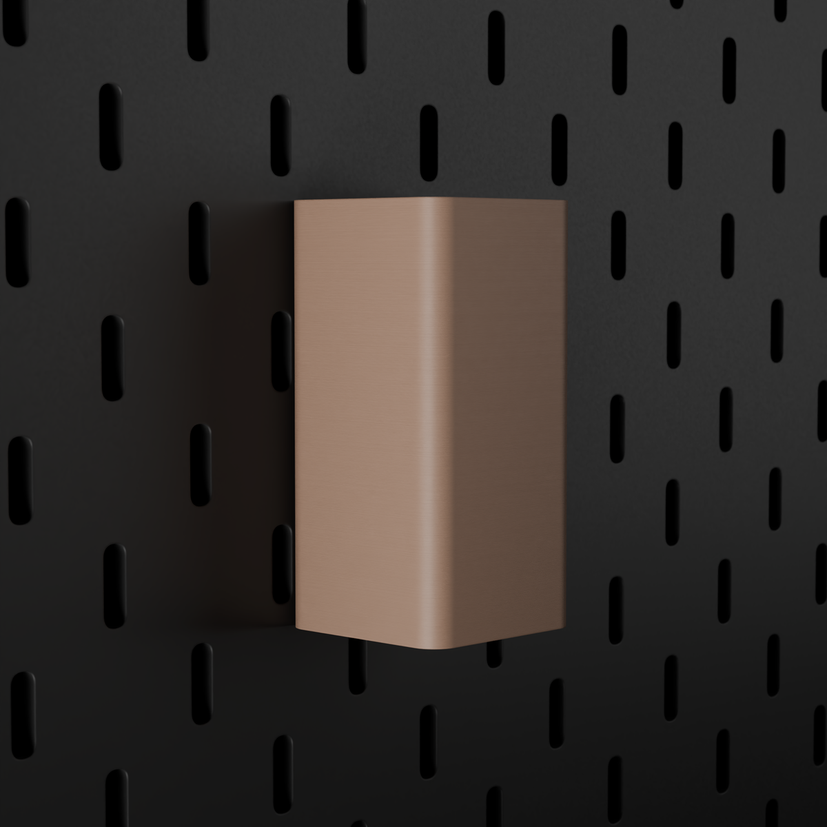 SKÅDIS Small Bin – Brown – angled left view