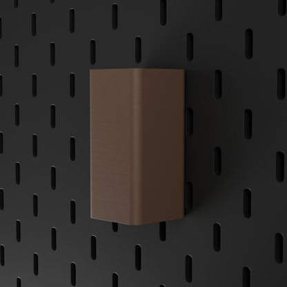 SKÅDIS Small Bin – Brown – angled right view