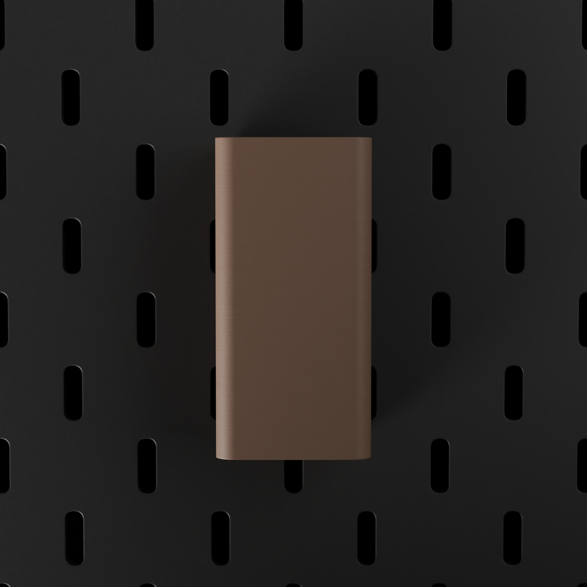 SKÅDIS Small Bin – Brown – front view
