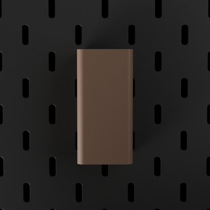 SKÅDIS Small Bin – Brown – front view
