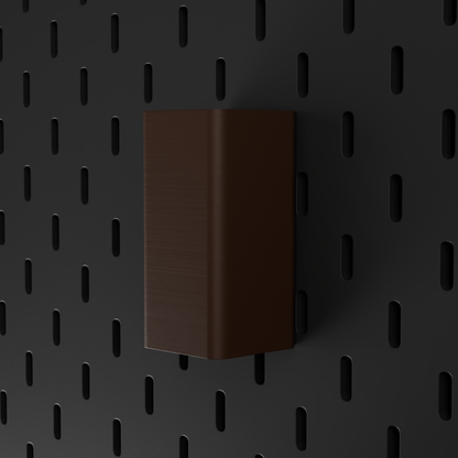 SKÅDIS Small Bin – Dark Brown – angled right view