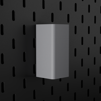 SKÅDIS Small Bin – Grey – angled left view