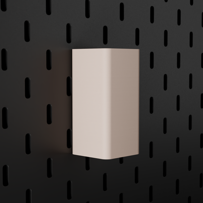 SKÅDIS Small Bin – Latte – angled left view