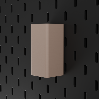 SKÅDIS Small Bin – Latte – angled right view