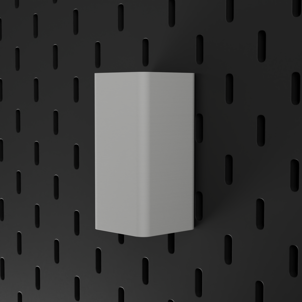 SKÅDIS Small Bin – White – angled right view