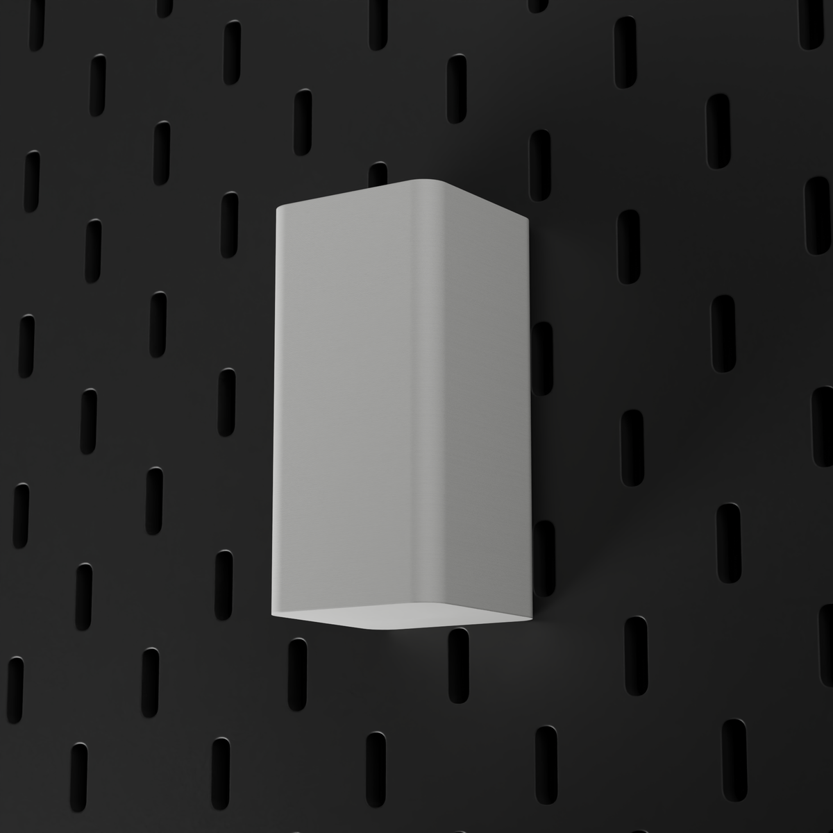 SKÅDIS Small Bin – White – low-angle view