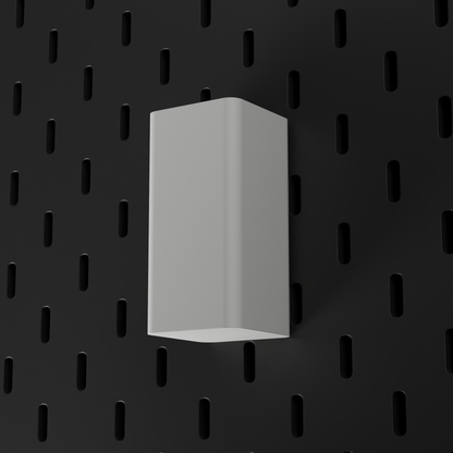 SKÅDIS Small Bin – White – low-angle view
