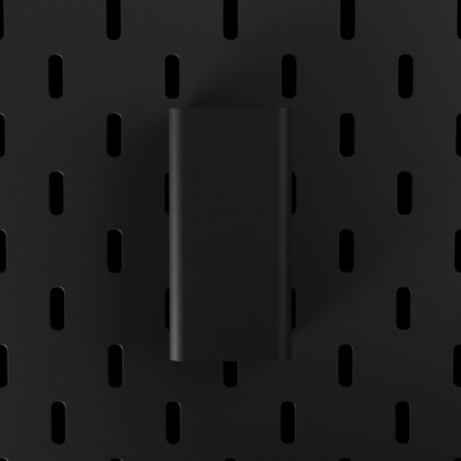 SKÅDIS Small Bin – Black – front view
