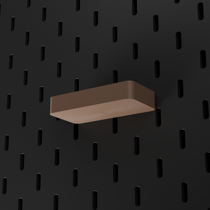 SKÅDIS Tray – Brown – low-angle view