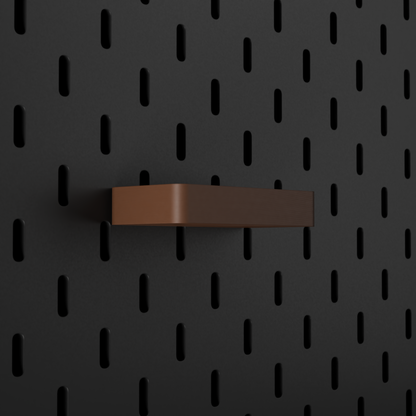 SKÅDIS Tray – Dark Brown – angled left view