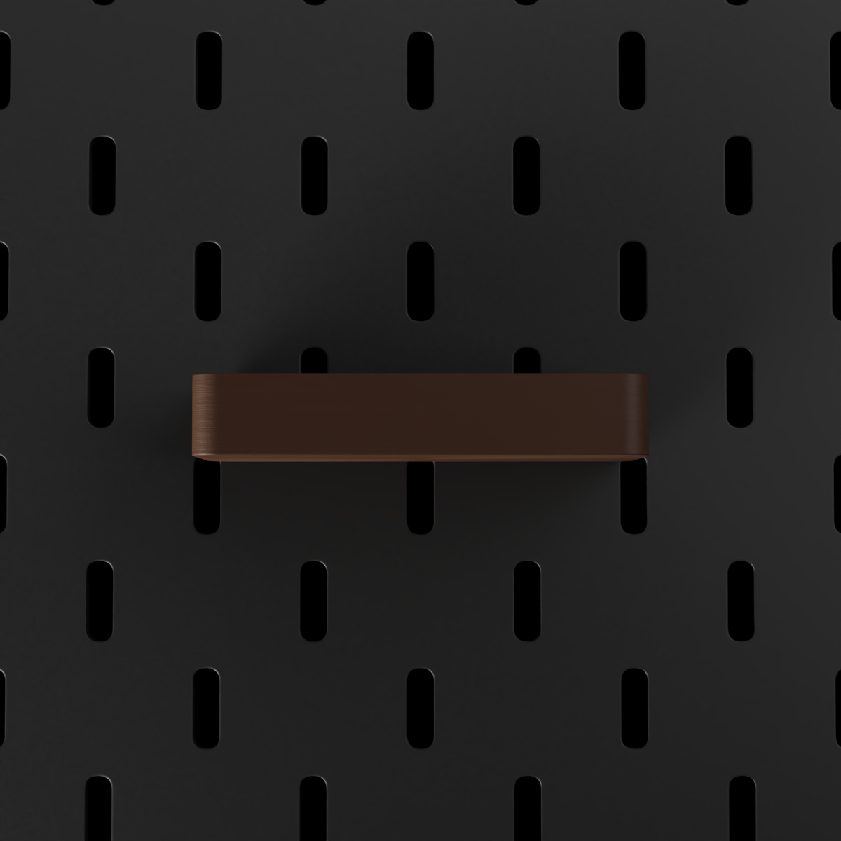 SKÅDIS Tray – Dark Brown – front view