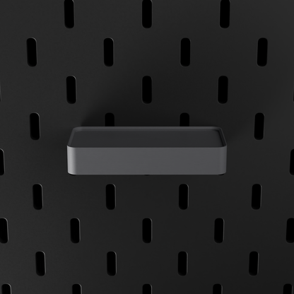 SKÅDIS Tray – Grey – top-down front view