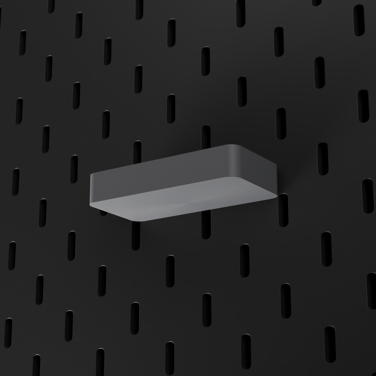 SKÅDIS Tray – Grey – low-angle view
