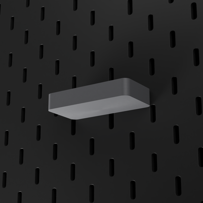 SKÅDIS Tray – Grey – low-angle view