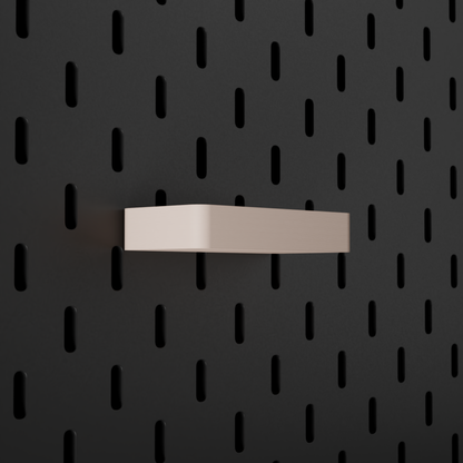 SKÅDIS Tray – Latte – angled left view
