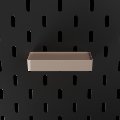SKÅDIS Tray – Latte – top-down front view