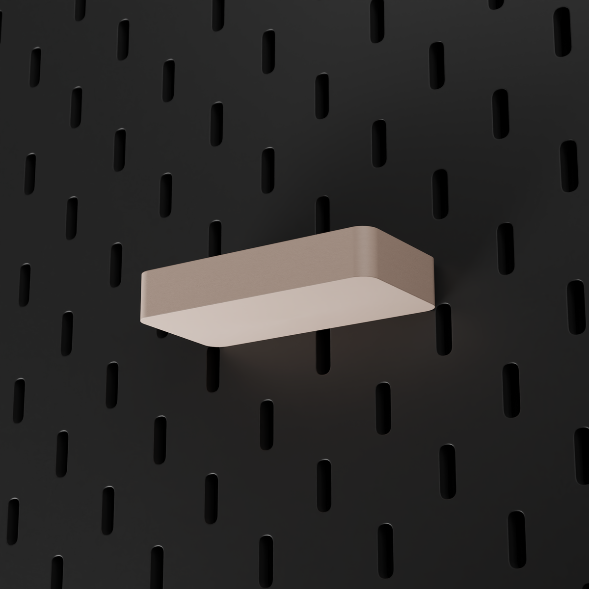 SKÅDIS Tray – Latte – low-angle view