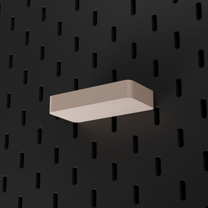 SKÅDIS Tray – Latte – low-angle view